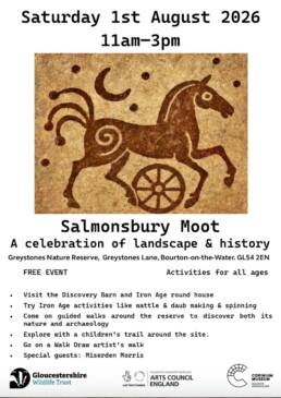 image of a horse and wheel with info on date and events during the day